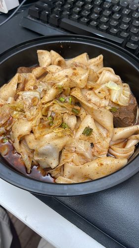 Customer photo review of [N2] Spicy & Tingly Beef Muscle Hand-Ripped Noodles Meal Kit (4 Servings)