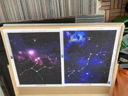 Customer photo review of 5D Diamond Painting Sternzeichen Sternenhimmel