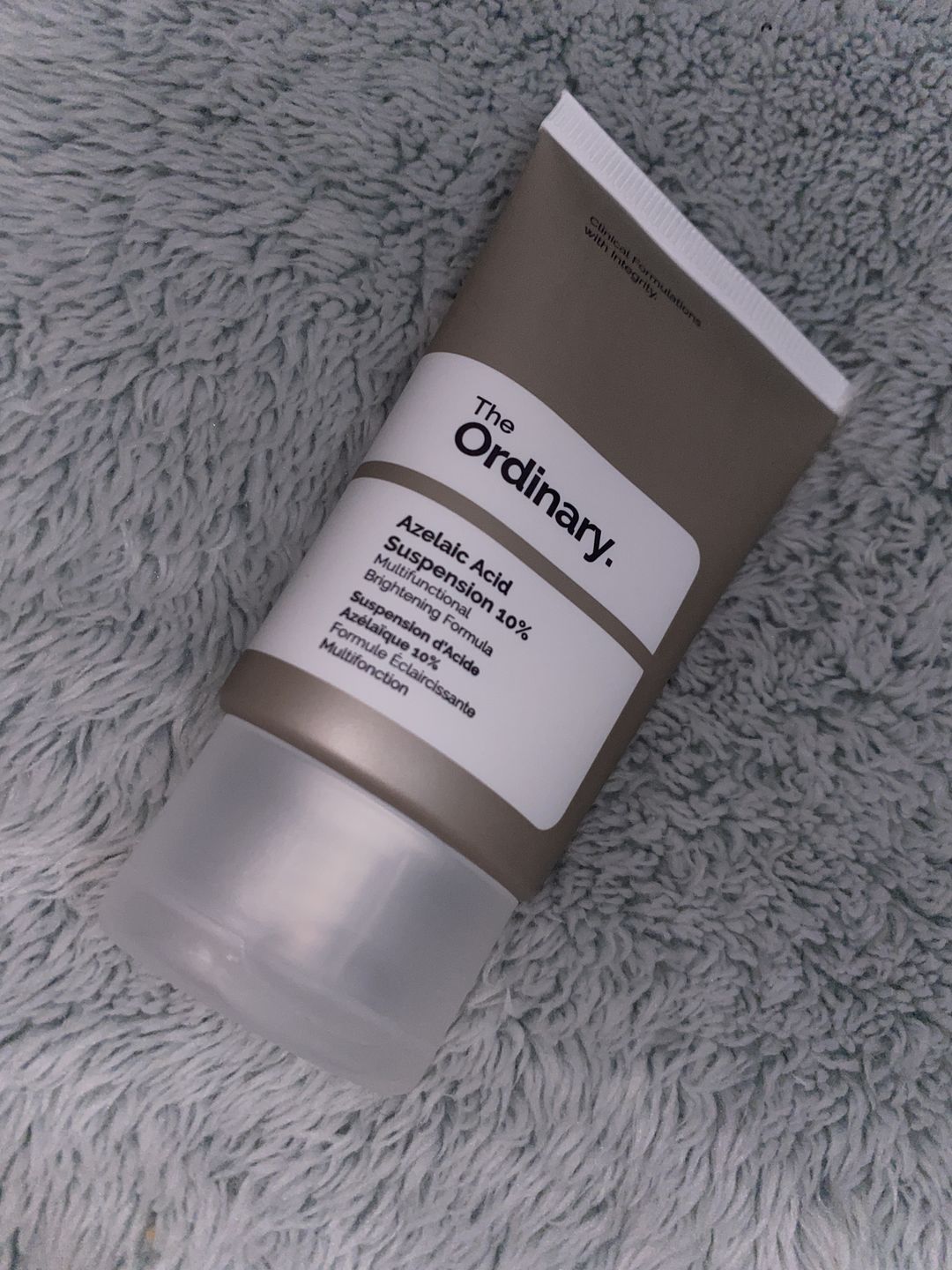 Customer photo review of Azelaic Acid 10% Suspension Brightening Cream