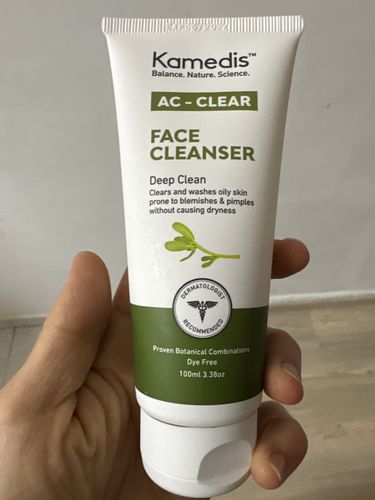 Customer photo review of ג'ל טיפולי לניקוי פנים לעור שמן הנוטה לפצעונים | AC - CLEAR FACE CLEANSER