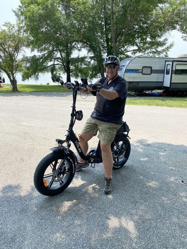 Customer photo review of U7 Step-thru Foldable Fat Tire Electric Bike