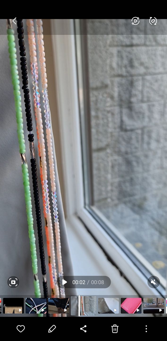 Customer photo review of Fearless African Waist bead - Select 5 for 50% Off at checkout 🔥