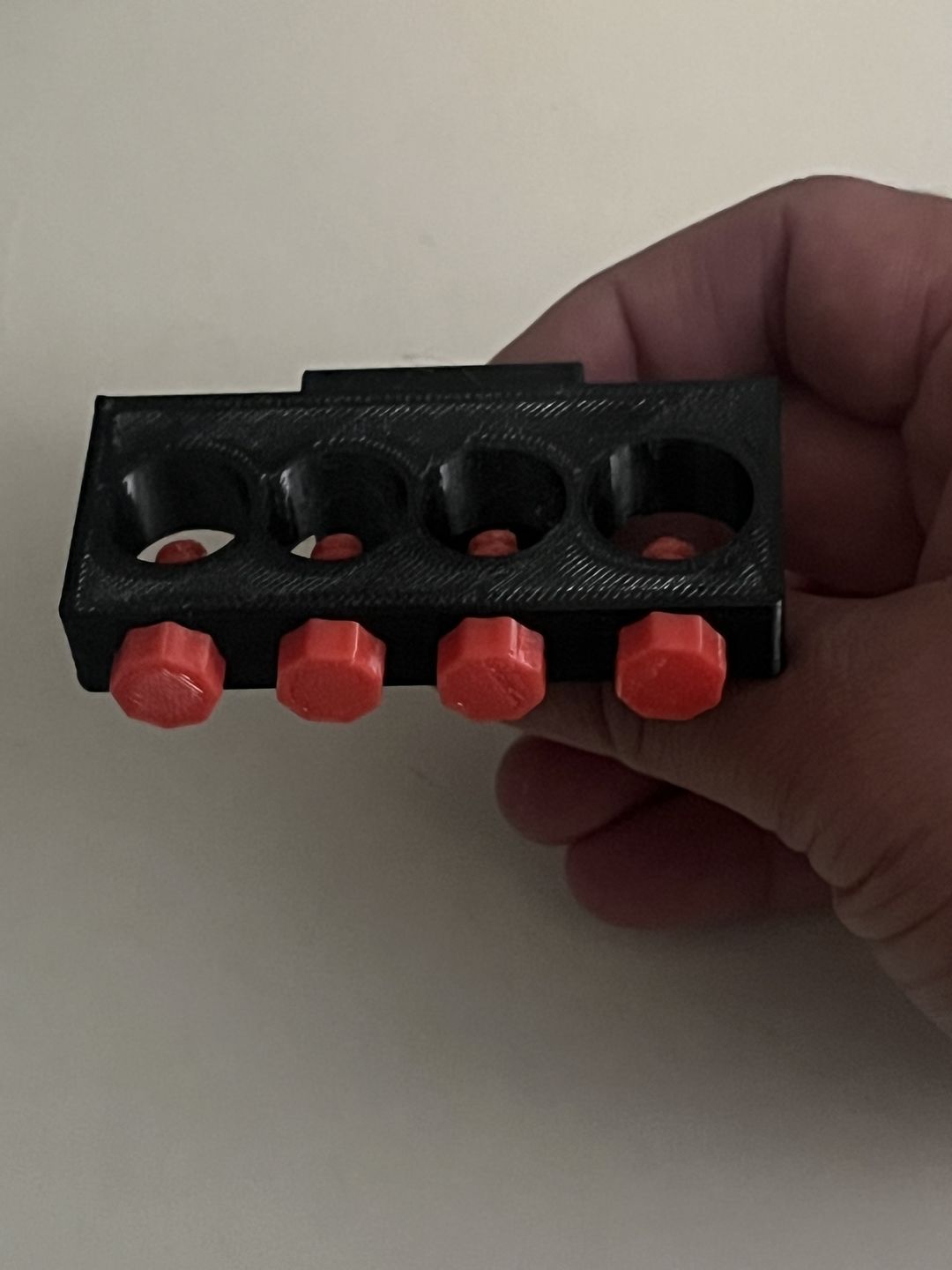 Customer photo review of Candy Red PETG Filament 1.75mm