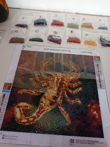 Customer photo review of Diamond Painting - Sternzeichen Skorpion