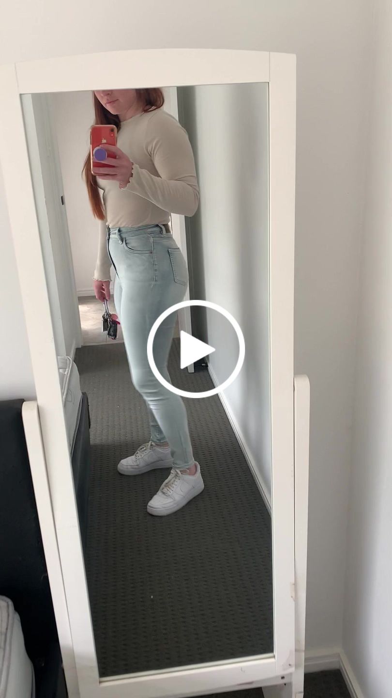 Customer video review of Impact High Waist T4X Skinny Jeans - Vintage Blue