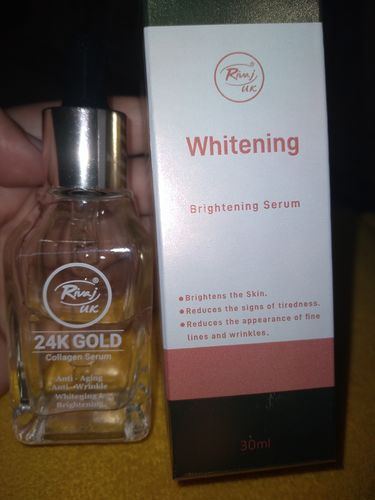 Customer photo review of Face Serum - Whitening (30ml)
