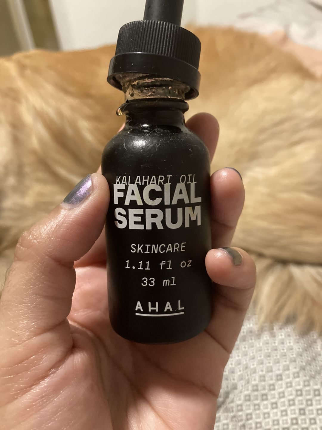 Customer photo review of Serum Facial con Aceite de Kalahari | Ahal Bio Cosmética
