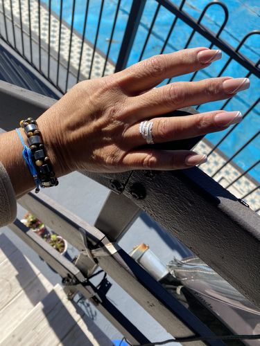 Customer photo review of Feather From An Angel Ring