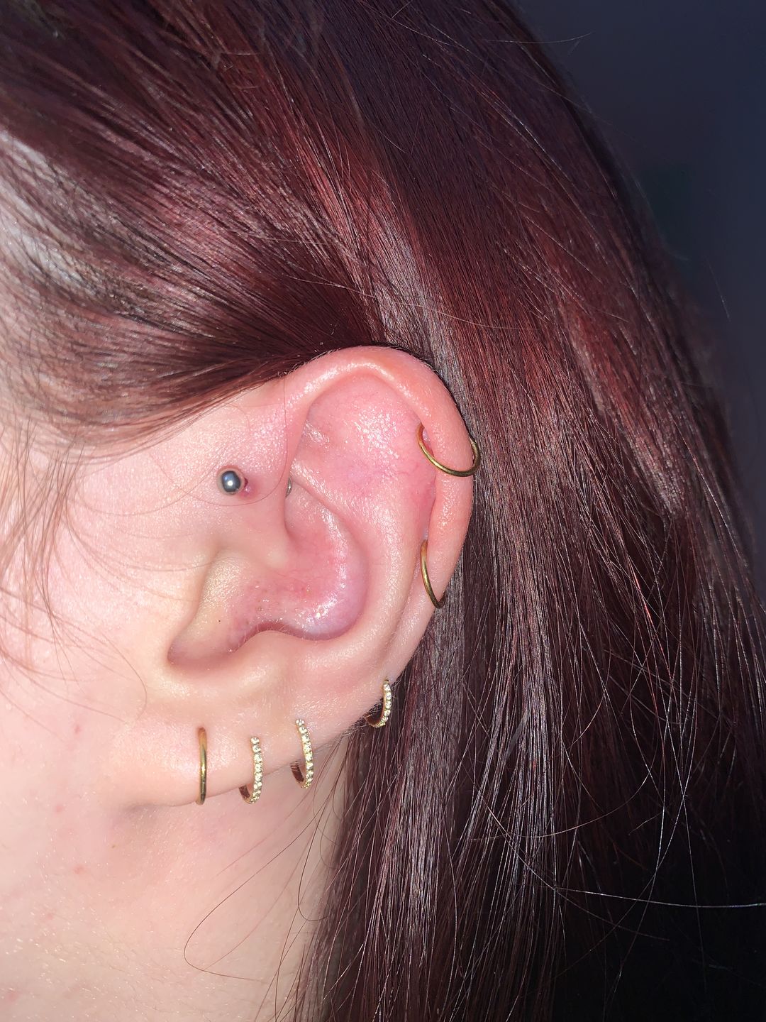 Customer photo review of Zircon Clicker | Nasen- & Ohrpiercing