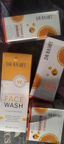 Customer photo review of Dr.Rashel Vitamin C Series - Pack of 4 Deal with Face Wash