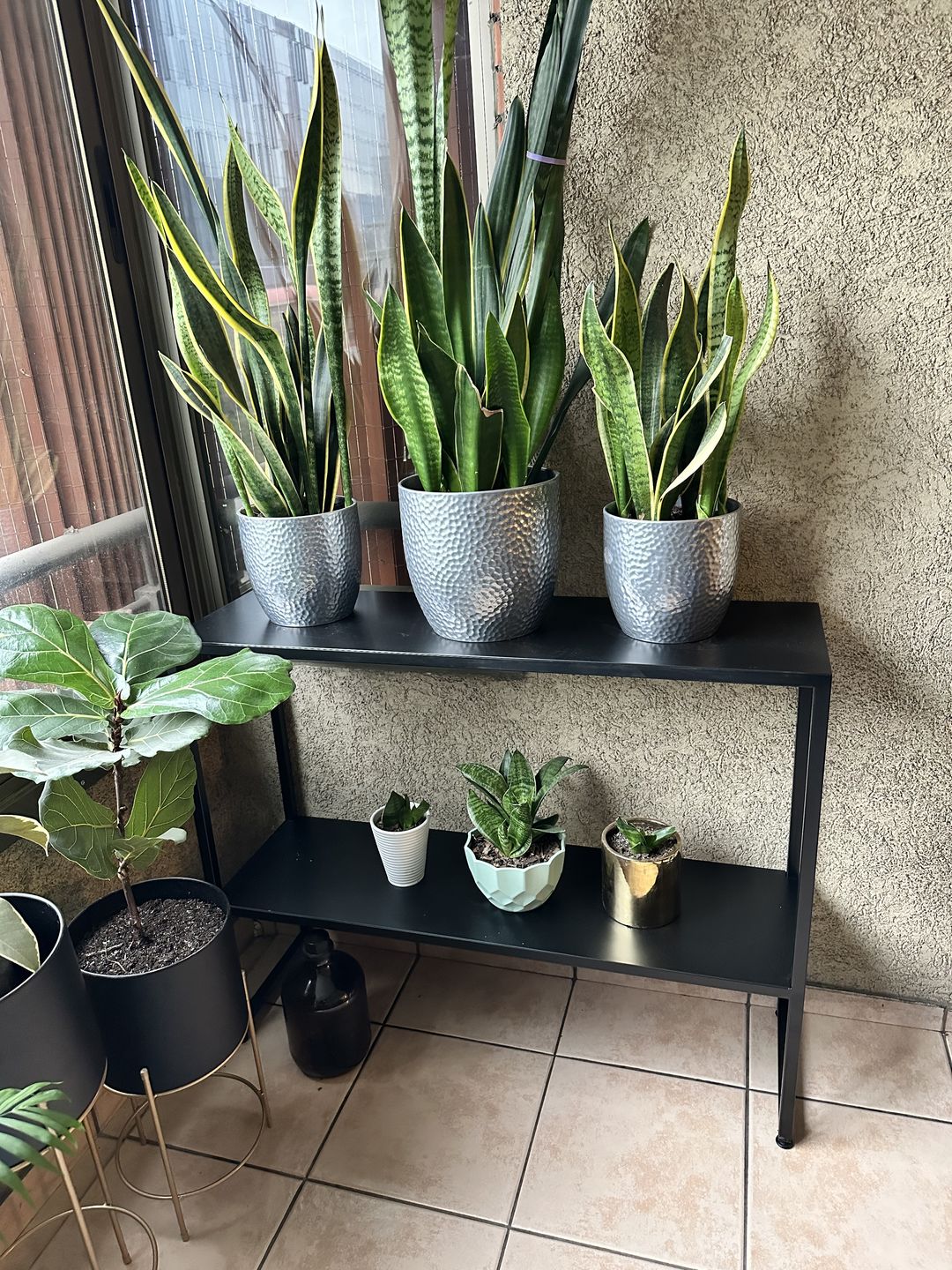 Customer photo review of Arrimo Dos Niveles | Línea Metal Black