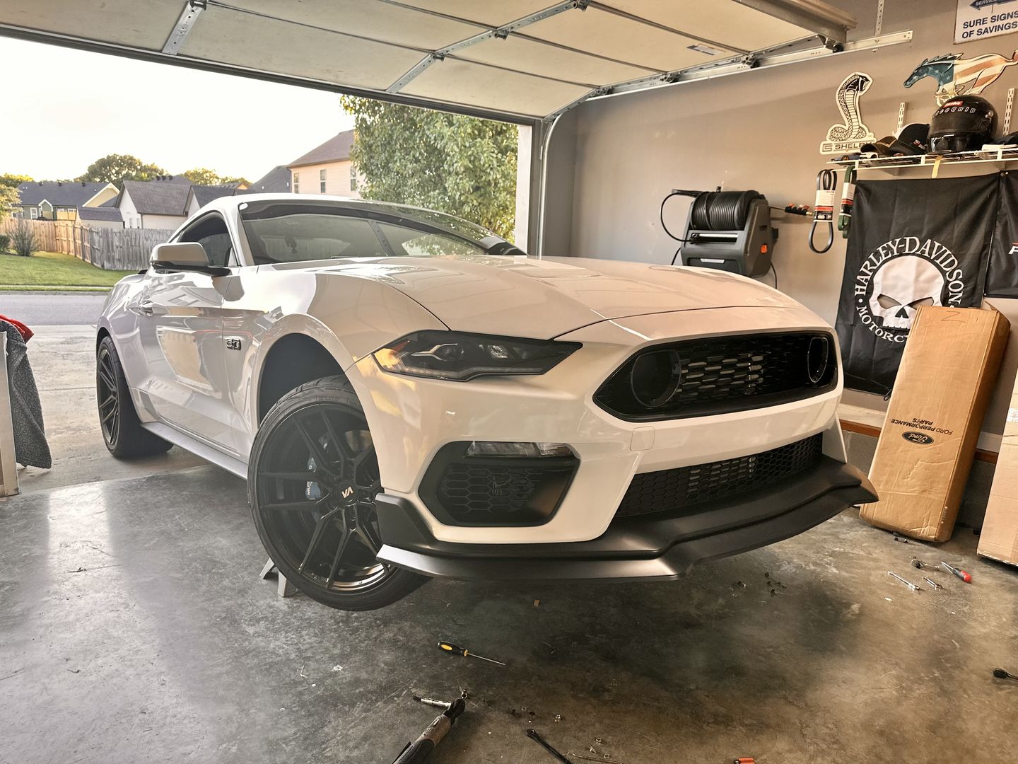 Customer photo review of 2015-23 Ford Mustang Mach 1 Conversion Front Bumper Kit