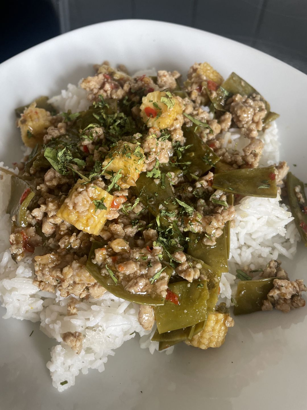 Customer photo review of Pad Krapao Sauce mit Thai Holy Basil (für 8-10 Portionen)
