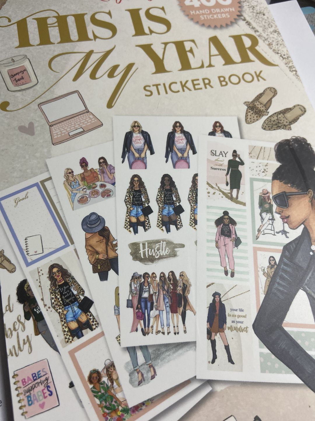 Customer photo review of This Is My Year Planner Sticker Book