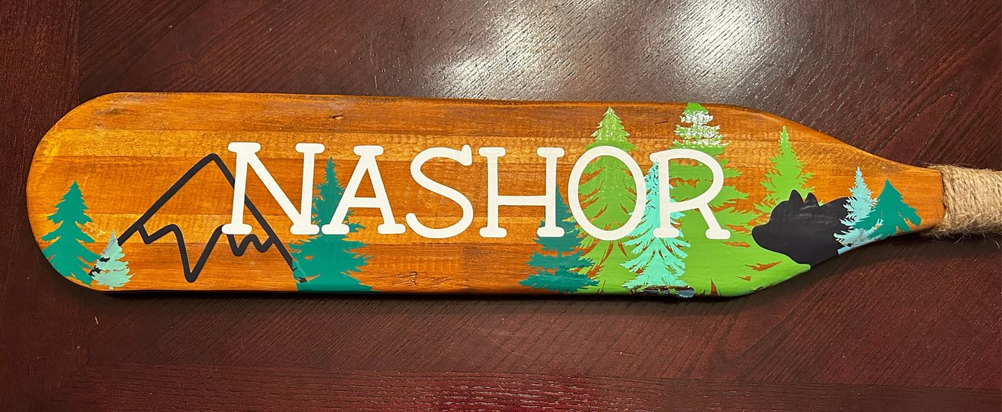 Customer photo review of Wilderness Wall Decals