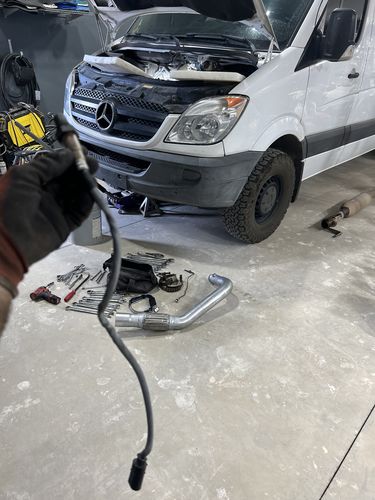 Customer photo review of 2010-2018 Mercedes Sprinter 3.0L  3" Performance Exhaust System (DPF Delete)