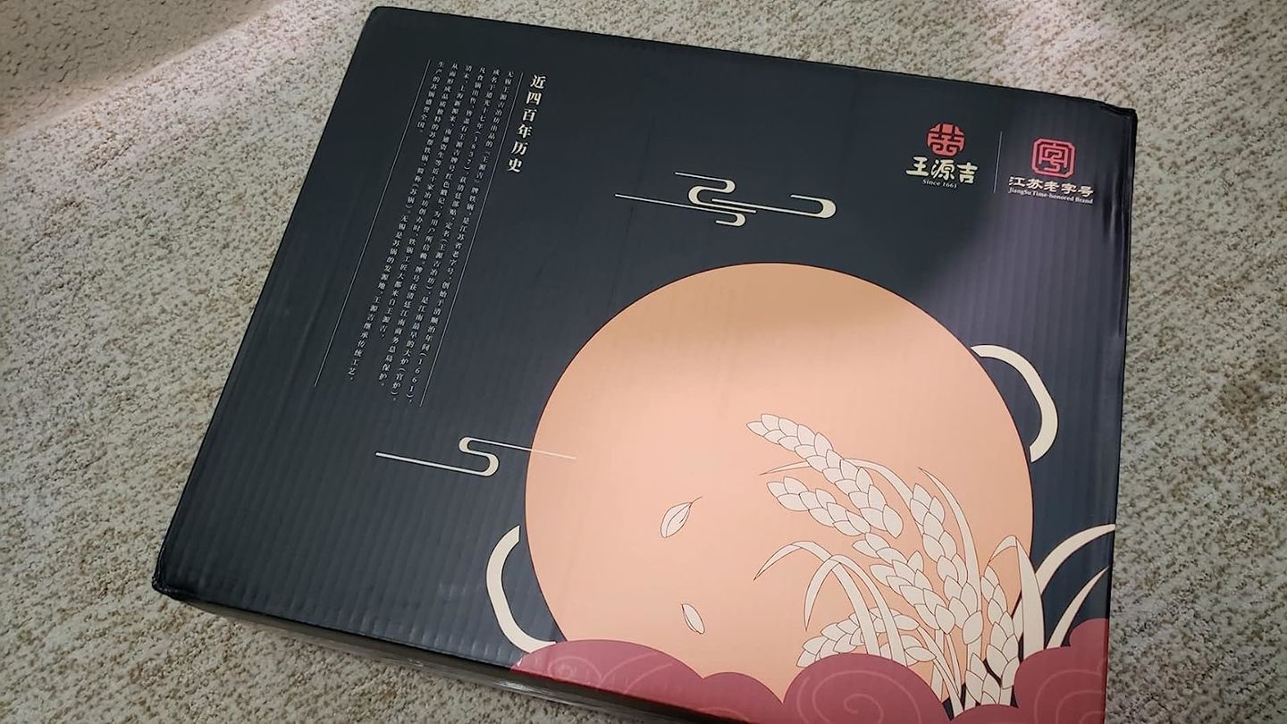Customer photo review of WANGYUANJI Stir Fry Wok Pan 12"