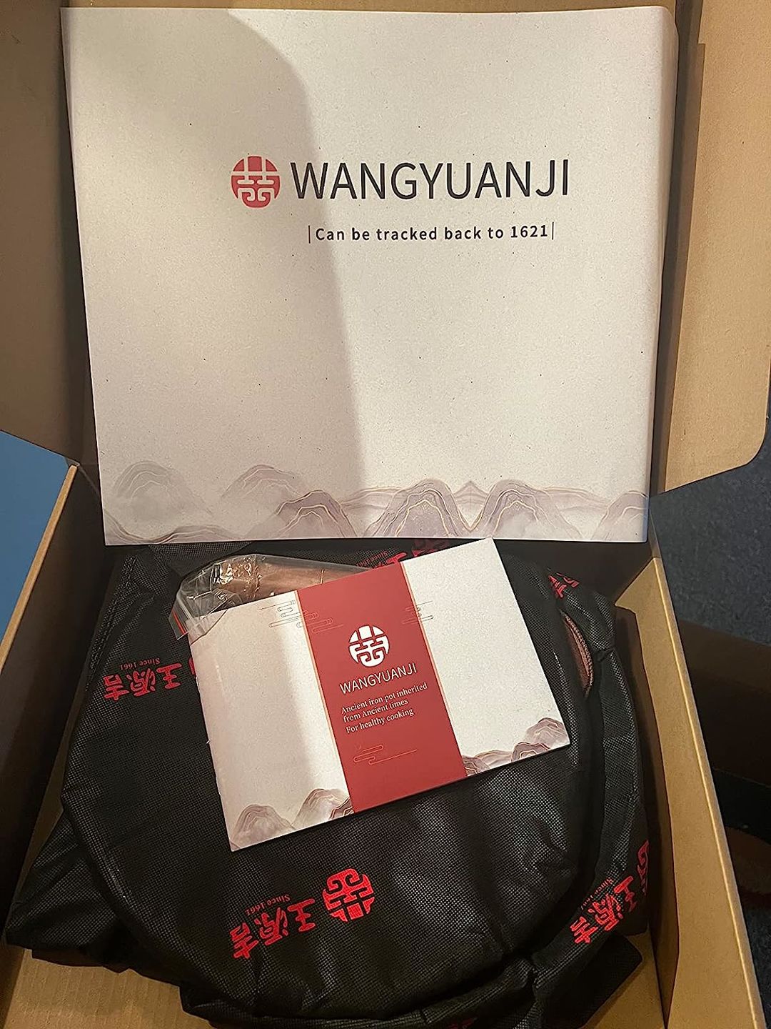 Customer photo review of WANGYUANJI Stir Fry Wok Pan 12"