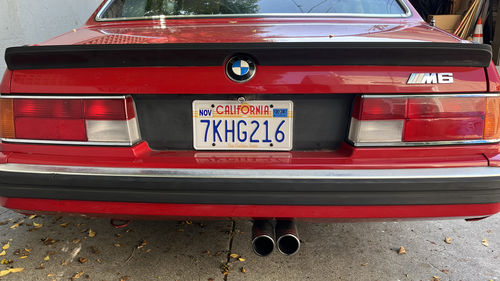 Customer photo review of 1986 CALIFORNIA THE GOLDEN STATE LICENSE PLATE 6"x12" (156.5mm x 305mm)