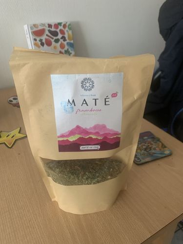 Customer photo review of Maté Framboise Citronnelle ❄️