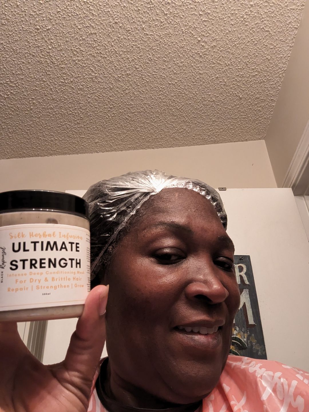 Customer photo review of Silk Herbal Infusion - Ultimate Strength Intense Deep Conditioning Mask