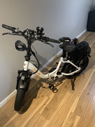 Customer photo review of U7 Step-thru Foldable Fat Tire Electric Bike