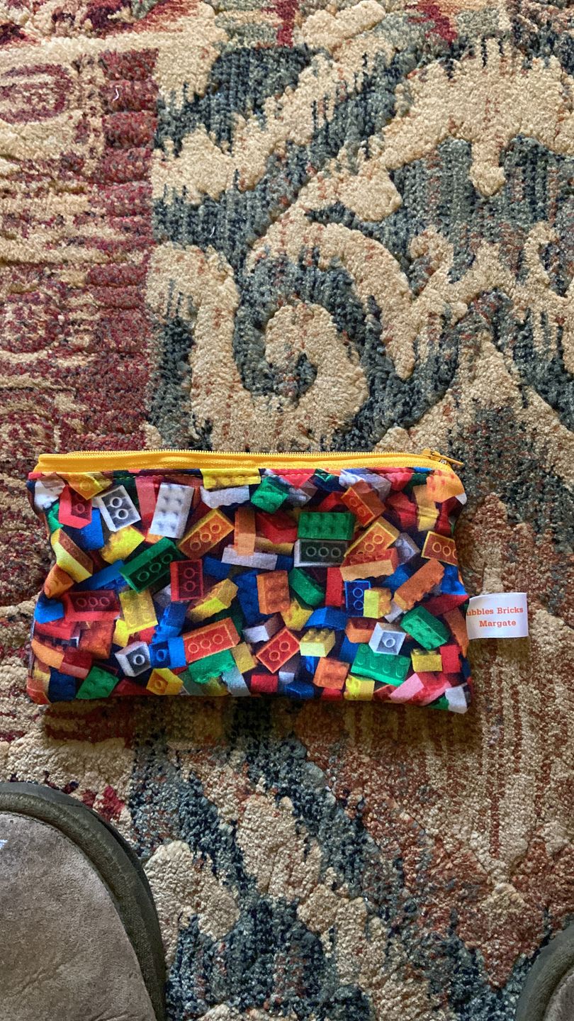 Customer photo review of Lego Blocks Cotton Jersey Fabric