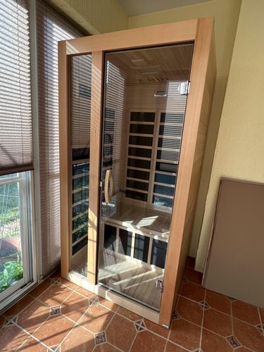 Customer photo review of Low Emf Indoor Home Infrared Sauna For Weight Loss