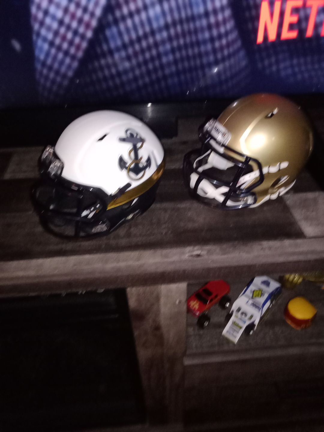 Customer photo review of Navy Midshipmen 2012 Special Riddell Speed Mini Football Helmet