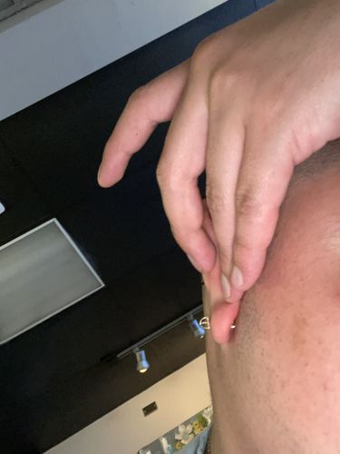 Customer photo review of Replacement Screw-back For JF Earrings