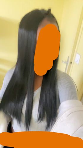 Customer photo review of No Sew In, No Glue Straight Wig U Part Wig/ V Part Wig