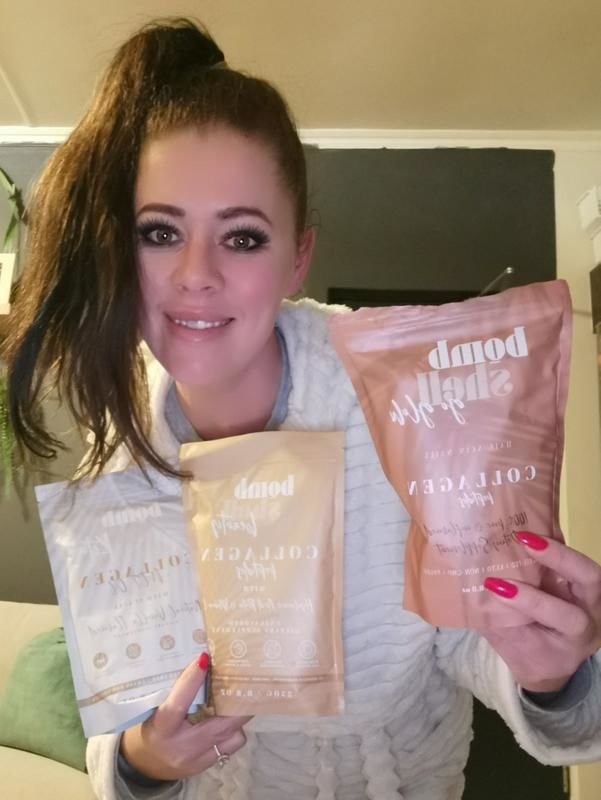 Customer photo review of Beauty: Bovine Collagen, Hyaluronic Acid, Vitamin C & Biotin (250g)