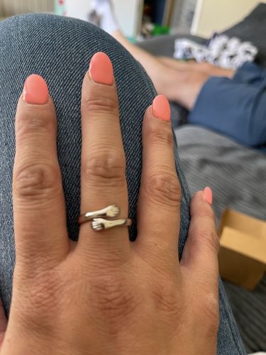Customer photo review of The Hug From Heaven Ring