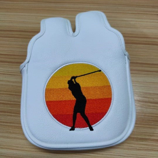 Customer photo review of Personalized Large Mallet Putter Headcover With Your Logo Or Name
