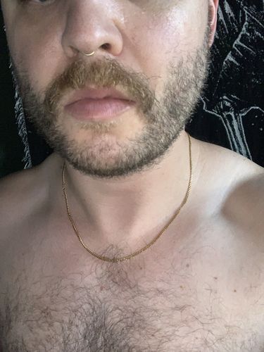 Customer photo review of Connell Chain (Gold) 2mm