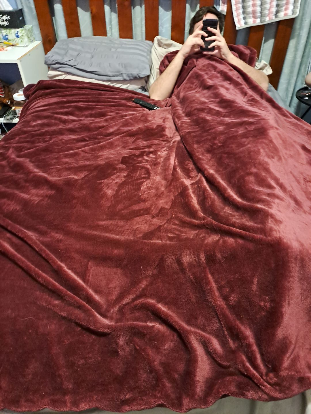 Customer photo review of Waterproof Squirt Blanket™- Moon Blood The OG