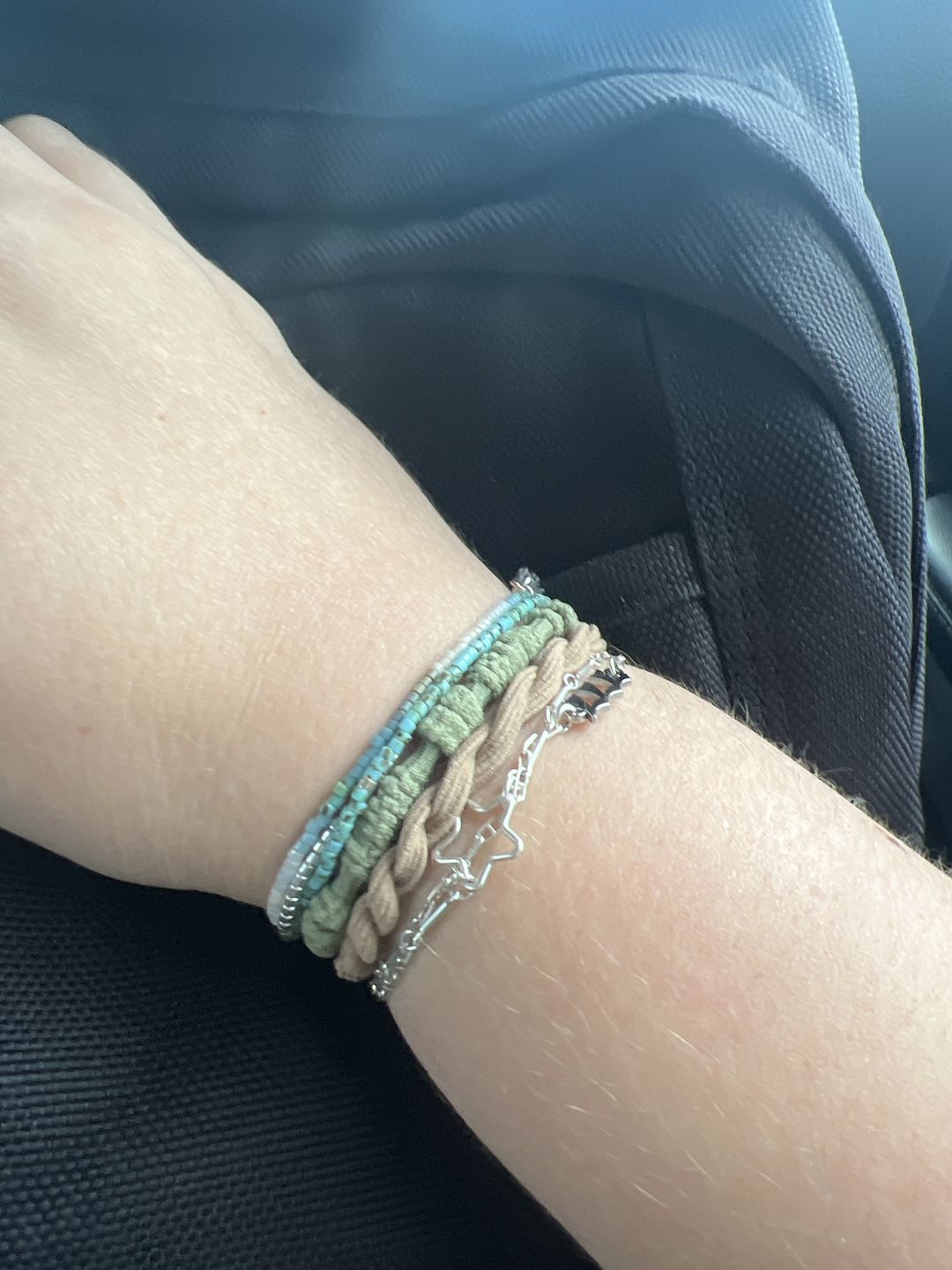 Customer photo review of Boho Hair Ties