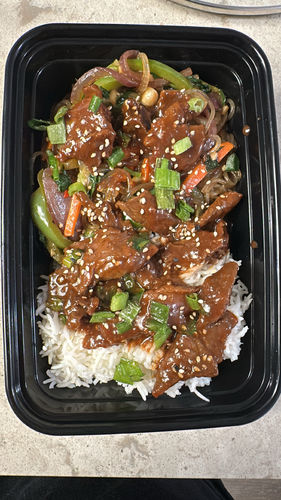 Customer photo review of Halal Mongolian Beef Cut