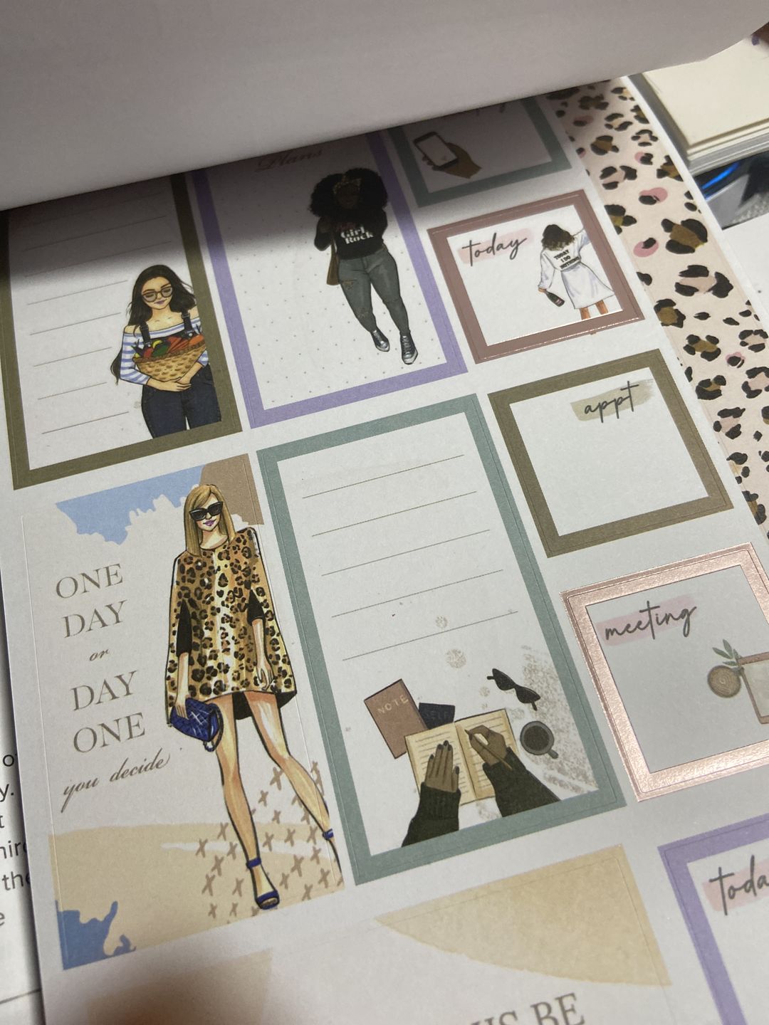 Customer photo review of This Is My Year Planner Sticker Book