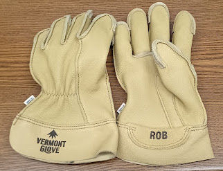 Customer photo review of Custom Leather Work Glove - Gift Pack