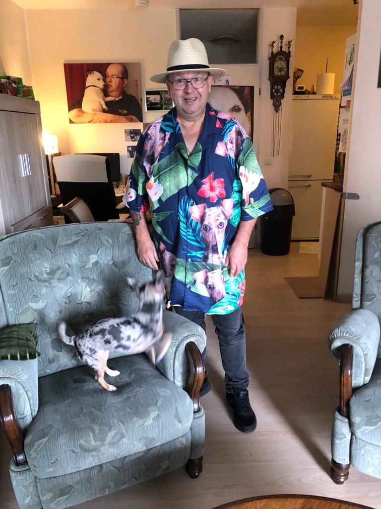 Customer photo review of Jouw foto - Gepersonaliseerd Hawaiiaans hemd