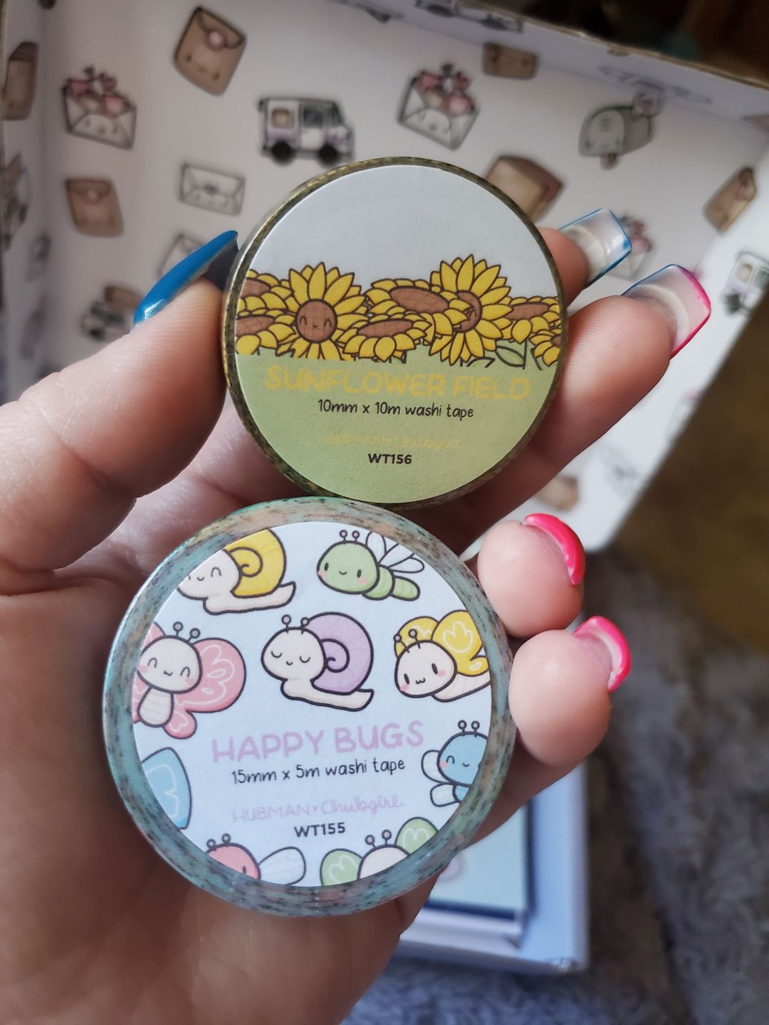 Customer photo review of Sunflower Critters Washi Tape (Set of 2)
