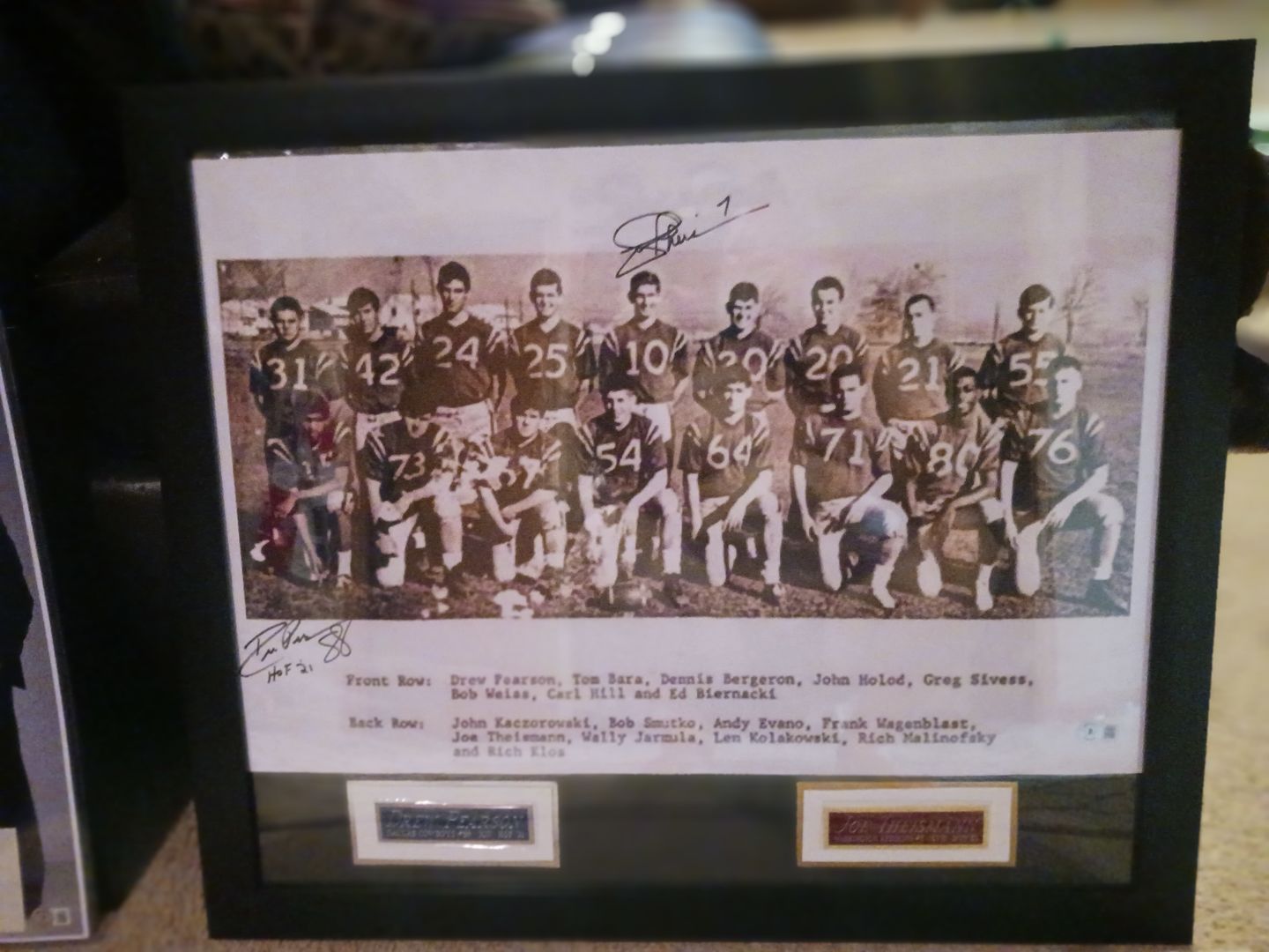 Customer photo review of Drew Pearson Autograph Signing