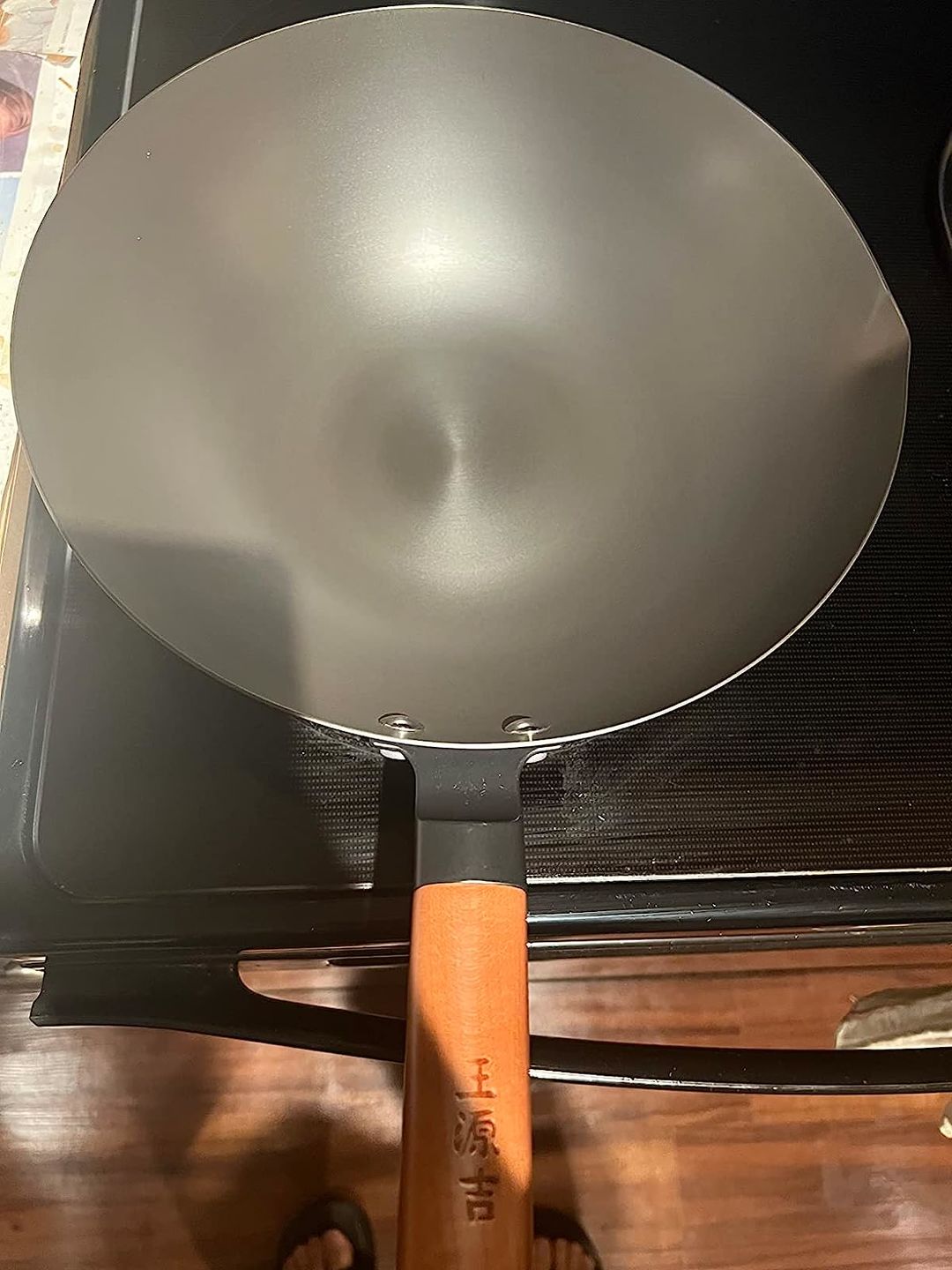 Customer photo review of WANGYUANJI Stir Fry Wok Pan 12"