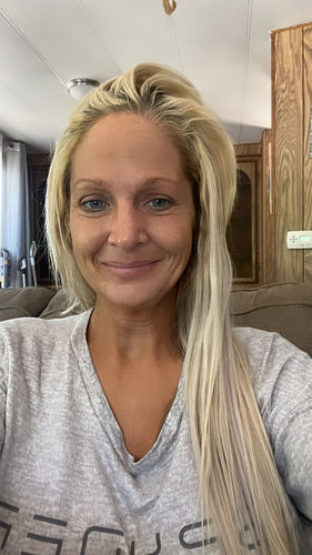 Customer photo review of Full Shine I Tip Hair Extensions 100% Virgin Human Hair White Blonde (#1000)