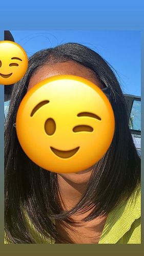 Customer photo review of No Sew In, No Glue Bob Wig U Part Wig/ V Part Wig
