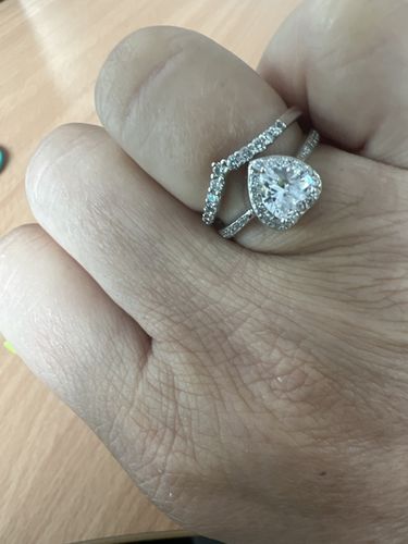 Customer photo review of Forever In My Heart Urn Ring