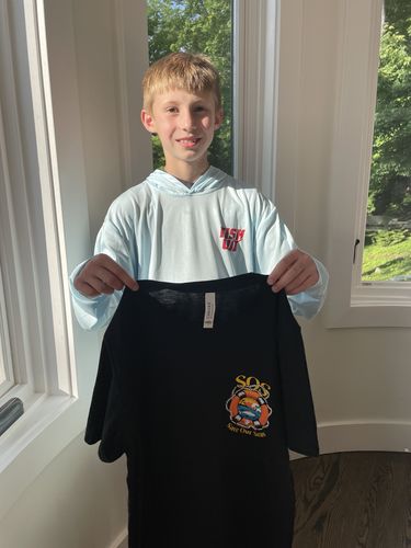 Customer photo review of Save Our Seas Tee