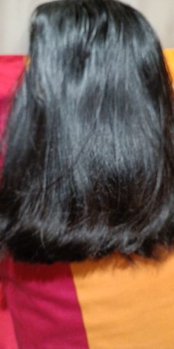 Customer photo review of No Sew In, No Glue Bob Wig U Part Wig/ V Part Wig