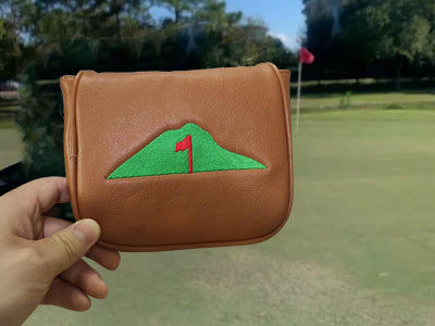 Customer photo review of Personalized Large Mallet Putter Headcover With Your Logo Or Name
